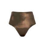 Calcinha Hot Pants Lamê Musgo