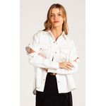 Camisa Jeans Versatile Off White