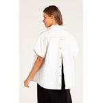 Camisa Jeans Versatile Off White