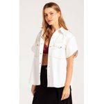 Camisa Jeans Versatile Off White