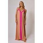 Vestido Longo Bicolor Honey