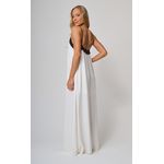 Vestido Longo Bicolor Off