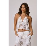 Top Flora Off White