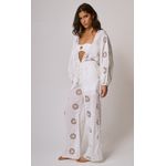 Calça Flora Off White