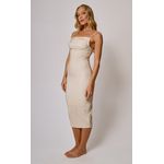 Vestido Drapê Lurex