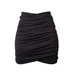 Saia Drapê Noir Preta