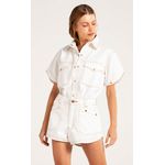 Shorts Jeans Versatile Off White