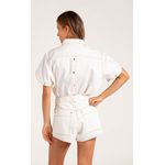 Shorts Jeans Versatile Off White