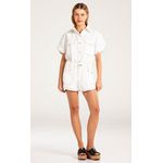 Shorts Jeans Versatile Off White