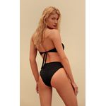 Calcinha Hot Pants Argola Noir Preta