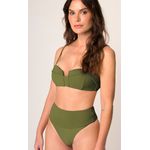 Calcinha Double Rib Verde Forest