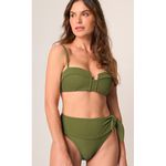 Calcinha Double Rib Verde Forest