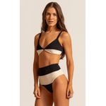 Calcinha Hot Pants Preto/Off