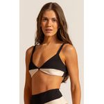 Top Crop Preto/Off