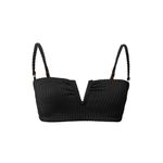 Top Faixa V Chanel Preto