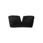 Top Faixa V Chanel Preto