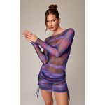 Luna - Vestido Manga Longa Tule