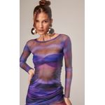 Luna - Vestido Manga Longa Tule