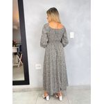 VESTIDO FLORAL MIDI VERDE