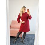 VESTIDO TRICO MARSALA 