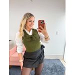 BLUSA TRICO LAÇO VERDE 