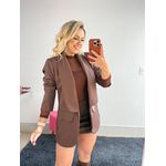 BLAZER MARROM
