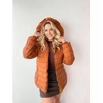 JAQUETA PUFFER CARAMELO