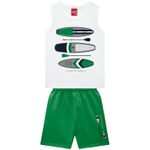 Conj Mas Regata Stand Kyly Branco