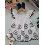 Vestido Recorte Branco Milon Branco