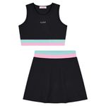 Conj Fem Fitness Prto Kukie Preto