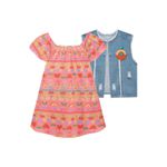 Conj Fem 2/8 Vestido Colete Kukie N/i