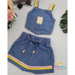 Conj Fem 3 Ao 14 Jeans Kukie N/i