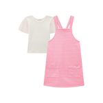 Conj Fem Salop Neon Kukie Rosa