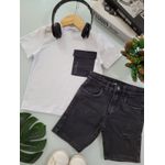 Conj Mas 4 Ao 14 Jeans Preto Trick Nick N/i