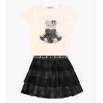 Conj Fem Ursa Black Trick Nick Preto