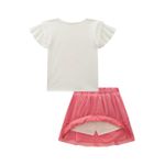 Conj Fem Charm Saia Tule Kukie N/i