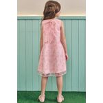 Vestido Borbado Rosa Kukie Rosa