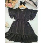 Vestido Black Fios Trick Nick Preto