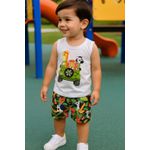 Conj Mas Safari Kyly Branco