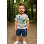 Conj Mas Monstrinho Kyly Cinza