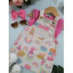 Conj Fem Salop Arco Iris Kukie N/i