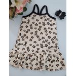 Vestido Nude Florido Rovitex N/i