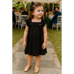 Vestido Liso Preto Trick Nick Preto