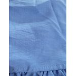 Vestido Longo Azul Paulinha Azul