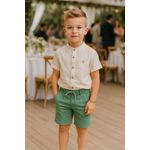 Conj Mas 4 Ao 14 Bata Offverde Trick Nick N/i