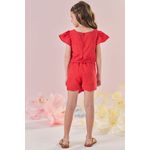 Conj Fem Verm Tricoline Kukie Vermelho