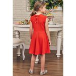 Vestido Verm Laço Kukie Vermelho