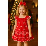 Vestido Laço Verm Kyly Vermelho