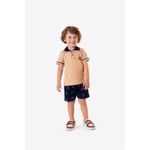 Conj Masc Polo Bege Tileesul Bege