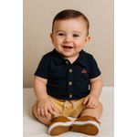 Conj Mas Camisa Mar Tileesul Azul Marinho